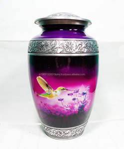 Urne de crémation en aluminium personnalisée en gros pour les cendres humaines urnes de crémation en métal pour adultes et animaux de compagnie pour fournitures funéraires - Product Image 5