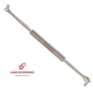 Retractor de párpados Desmarres de doble punta, instrumento quirúrgico oftálmico de acero inoxidable - Product Image 4