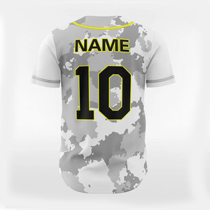 Camiseta de Béisbol de Alta Calidad, Elegante, Cómoda y Perfecta para Equipos, Camiseta de Béisbol Personalizada con Sublimación de Camuflaje - Product Image 3