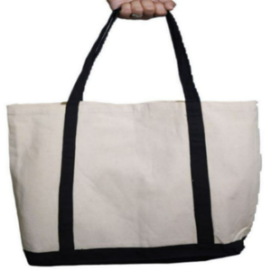 Wholesale 100% Organic Cotton <b>Canvas</b> <b>Tote</b> Bag Large Blank Grocery Reusable Shopping Bag Zipper Customizable Logo Print for Daily - Product Image 2