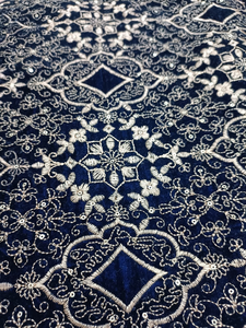 Tela de Bordado de Poliéster Resistente de Alta Calidad para Prendas de Moda, Confección de Vestidos, Fabricante Textil Personalizado OEM ODM - Product Image 6
