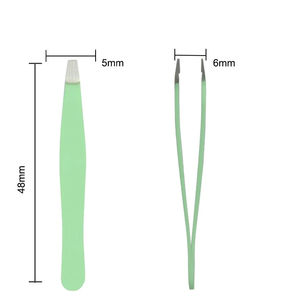 MAHFOOZ INSTRUMENTS 2026 Pinzas de Acero Inoxidable Coloridas para Cejas, Herramientas Cosméticas para Remover Cejas, Pinzas para Cejas - Product Image 5