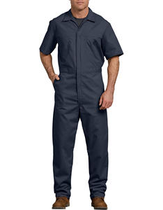 Overol de Trabajo de Verano Azul Marino, Uniforme de Trabajo para Clima Cálido, Overol de Trabajo Económico - Product Image 1
