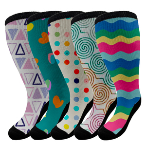 Chaussettes de yoga pour hommes en spandex/polyester, de haute qualité, tendance, avec logo personnalisé, respirantes, écologiques, douces, tricotées, pour le sport et l'athlétisme - Product Image 6
