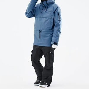 Chaqueta de Esquí Impermeable Azul para Hombre, con Capucha, Cortavientos, para Deportes de Nieve, Aislamiento Sintético, Cierre de Cremallera Gore-Tex - Product Image 4