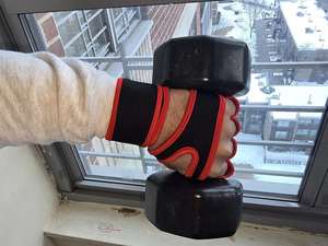 CLOVIX SPORTS Protège-paumes professionnels pour haltérophilie, gants d'entraînement de fitness, protège-mains antidérapants pour la musculation - Product Image 4