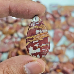 Lote de cabujones de jaspe natural Noreena, lote de piedras preciosas de jaspe para la fabricación de joyas, tamaño libre, venta al por mayor. - Product Image 1