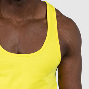 Débardeur de sport pour homme avec logo brodé sur le devant, 100% coton, respirant, séchage rapide, pour entraînement - Product Image 4