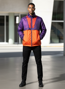 <b>Men</b> Custom Logo Design Streetwear Windbreaker Rain <b>Jacket</b> Softshell Waterproof Woven Outdoor Sports <b>Running</b> Nylon TPU Spandex - Product Image 3