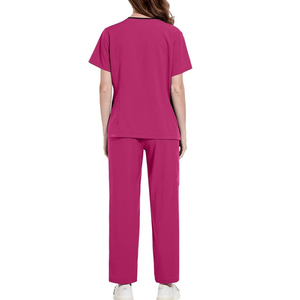2026 New Custom Logo Hospital Uniforms Nurse Uniforms Jersey and Straight Pants for Dental Salon Work Beauty Medical <b>Scrubs</b> <b>Sets</b> - Product Image 3
