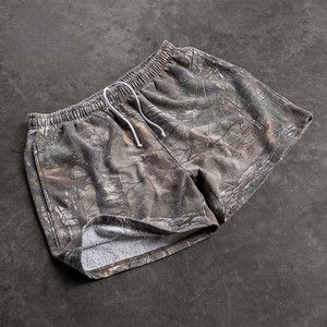 Custom Mesh Plus Size <b>Mens</b> Realtree <b>Camo</b> Quick Dry Breathable 100% Polyester 5 Inch Inseam Jogger Hunting <b>Shorts</b> - Product Image 5
