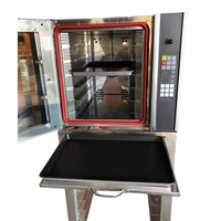 Nuevo Horno de Convección Eléctrico Profesional Programable Automático de Sobremesa de 220V con 6 Bandejas y Función de Vapor para Hacer Pan