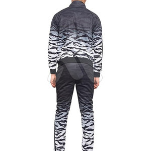 Ensemble de survêtement léger 100 % coton délavé imprimé grande taille pour homme – Tenue de jogging streetwear hiver à séchage rapide et respirante - Product Image 3