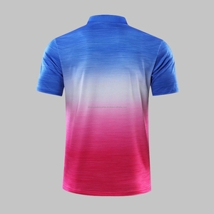 T-shirts polo de course sublimé en polyester respirant de haute qualité et bon marché en gros - Product Image 6