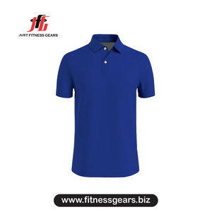 Polo de Algodón Rojo de Manga Corta para Hombre, Color Sólido, Casual, Tejido Transpirable, Corte Regular - Product Image 3