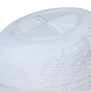 Gorro Kufi de Oración Informal y Transpirable de Polialgodón Premium Bugis para Hombre, Sombrero Islámico, Venta al por Mayor Disponible - Product Image 4