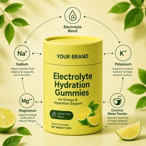 OEM Private Label Electrolyte Hydration Gummies for Energy and Hydration Support - Product Image 4