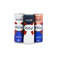 Bière de blé française Kronenbourg 1664 Blanc fiable, 24 bouteilles par carton, export