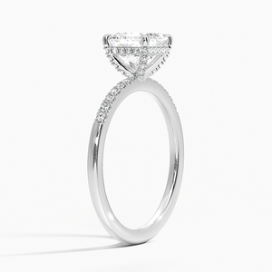 BOJ <b>Ring</b> 054 Asscher Cut 925 <b>Silver</b> Viviana One Quarter Coverage Moissanite <b>Ring</b> GRA Certified 2ct D Wedding Anniversary <b>Ring</b> - Product Image 2