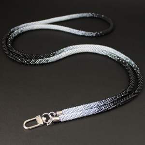 Collier porte-clés et porte-carte d'identité fait main, perles de qualité supérieure, style bohème, au meilleur prix - Product Image 4