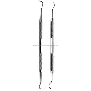 WORLD PRECISION SURGICAL Kit d'instruments dentaires professionnels en acier inoxydable, comprenant miroir, sonde exploratrice, pince, détartreur, ergonomique - Product Image 5