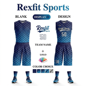 Maillot d'entraînement de basketball Rexfit respirant et durable, personnalisable avec le nom de l'équipe – Direct Usine OEM - Product Image 6