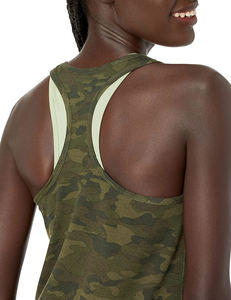 Camiseta sin mangas para mujer, personalizada al por mayor, moderna, informal, para fitness y gimnasio, con logo, tallas grandes, para culturismo - Product Image 5