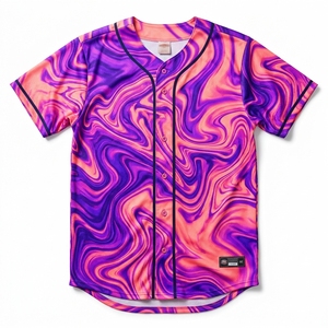 Uniformes Deportivos Personalizados al por Mayor, Camisetas de Béisbol con Colores de Equipo y Nombres de Jugadores Impresos, Fabricante de Ropa Deportiva - Product Image 1