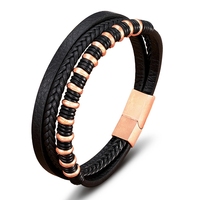 Bracelet en acier inoxydable avec perles personnalisées MenneM, fermoir magnétique multicouche, nouveau bracelet d'été, à porter tous les jours, pour les occasions spéciales