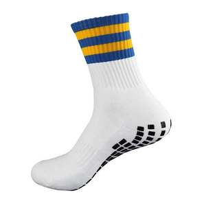 Chaussettes de sport de haute qualité pour hommes, en coton, douces et respirantes, avec logo personnalisé, antidérapantes, fabrication OEM, prix bas. - Product Image 2