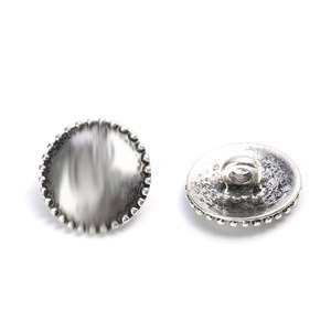 Professional Quality Construction With Smooth Texture And Elegant Finish For Custom Apparel Accessories Steel <b>Buttons</b> - Product Image 1