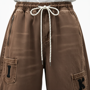 Jeans en denim pour hommes de marque personnalisée, coupe droite vintage, haute qualité, style décontracté, vente en gros de jeans pour hommes - Product Image 2