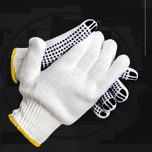 Export Quality PVC Dotted <b>Gloves</b> Cotton <b>Knit</b> Work <b>Gloves</b> Manufacturer Bulk PVC Dotted <b>Gloves</b> Industrial Cotton Grip <b>Gloves</b> - Product Image 4