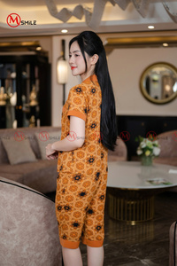 Women's home wear <b>Pyjama</b> set luxury style comfortable feeling <b>for</b> the wearer size S to XXL Cold Silk high quality - Product Image 5