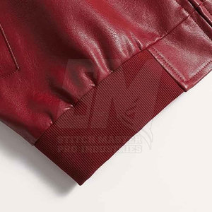 Customized Design Your Own Men's Winter Plus Size Leather <b>Racer</b> <b>Jacket</b> High Quality Breathable Fabric with Custom Colors & Logo - Product Image 4