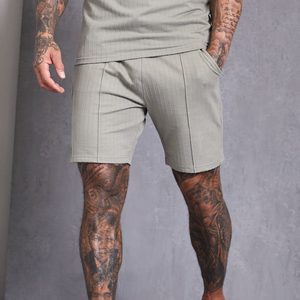 OEM Men's t-shirts and shorts <b>sets</b> Summer <b>Knitted</b> Breathable Customized High Quality Printing T-Shirt and Shorts for Men 2026 - Product Image 4