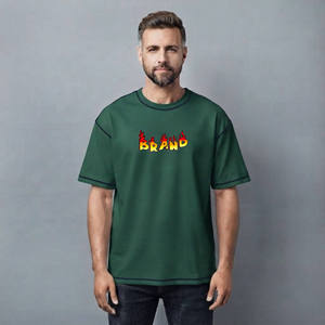 เสื้อยืดแขนสั้นไซส์ใหญ่คุณภาพสูงสำหรับผู้ชาย รุ่น Heavyweight Summer MadeLightweight เหมาะสำหรับฤดูร้อน - Product Image 1