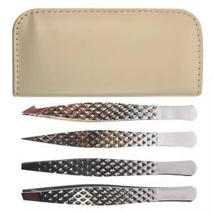 Rose Gold Eyelash Tweezers Set Precision Metal Tools Smooth Tip Design for Eyelash Application - Product Image 4