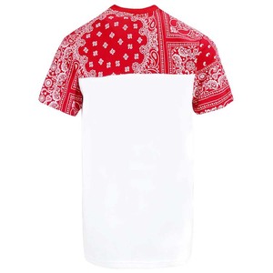 เสื้อยืดผู้ชาย Playerz 69 ลาย Paisley แขนสั้น คอกลม สไตล์สตรีท ทรงปกติ สีขาวดำ ผ้าเจอร์ซีย์คอตตอน - Product Image 6