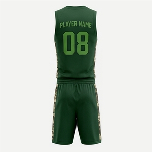 Tenues de basketball respirantes à sublimation intégrale pour jeunes, ensembles complets, numéros personnalisés, noms d'équipe, uniformes de basketball pour hommes - Product Image 1