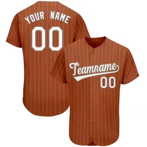Maillots de baseball respirants à impression numérique, grande taille, manches courtes, maillots de softball, pas chers, personnalisables pour hommes, achat en groupe pour clubs - Product Image 2