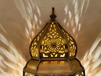 Applique Murale de Luxe Art Déco Faite à la Main en Fonte, pour Salon, Chambre, Mosquée, Hôtel - Idéale pour Mariage, Anniversaire, Pâques, Diwali