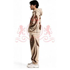Conjunto Deportivo Elegante con Bordado Chenille, Trajes Deportivos Personalizados, Ropa Casual con Bordado Chenille - Product Image 3
