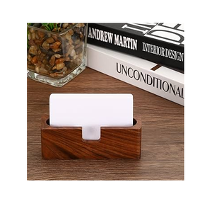 Présentoir en bois pour cartes de visite, cartes de jeu et objets artisanaux, support de cartes en bois de qualité supérieure, meilleures ventes - Product Image 4