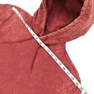 Sweat à capuche thermique surdimensionné personnalisé avec logo, respirant, uni, délavé à l'acide, pour hommes, fabriqué au Pakistan à bas prix - Product Image 6