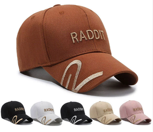 หมวกเบสบอลผู้ชายผู้หญิงแบบใหม่ สไตล์เกาหลี 6 แผง สำหรับฤดูใบไม้ผลิ ฤดูใบไม้ร่วง ใส่ได้ทุกโอกาส กันแดดลำลอง - Product Image 2