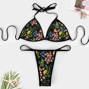 Best OEM New Design Sexy <b>Bikini</b> <b>Set</b> Sublimation Printed Eco Friendly Lightweight Women's Beachwear <b>Bikini</b> <b>Set</b> - Product Image 4