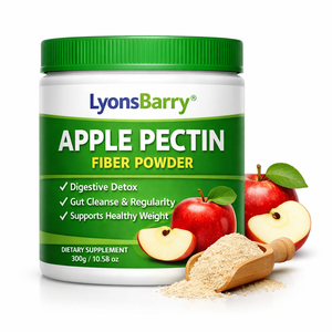 Poudre de fibres de pectine de pomme, complément alimentaire pour la détoxification digestive et le nettoyage intestinal, végétalien, sans gluten, faible en glucides, fabricant OEM en marque privée - Product Image 3
