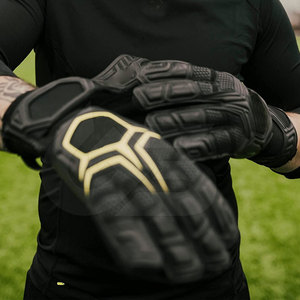 Gants de gardien de but en cuir fabriqués au Pakistan, service OEM personnalisé, haute qualité, faible MOQ - Product Image 4