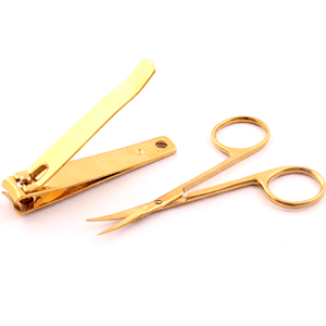 Outils de beauté en acier inoxydable avec logo personnalisé, lime à ongles, coupe-ongles, ciseaux de manucure, pointe extra-affûtée - Product Image 2